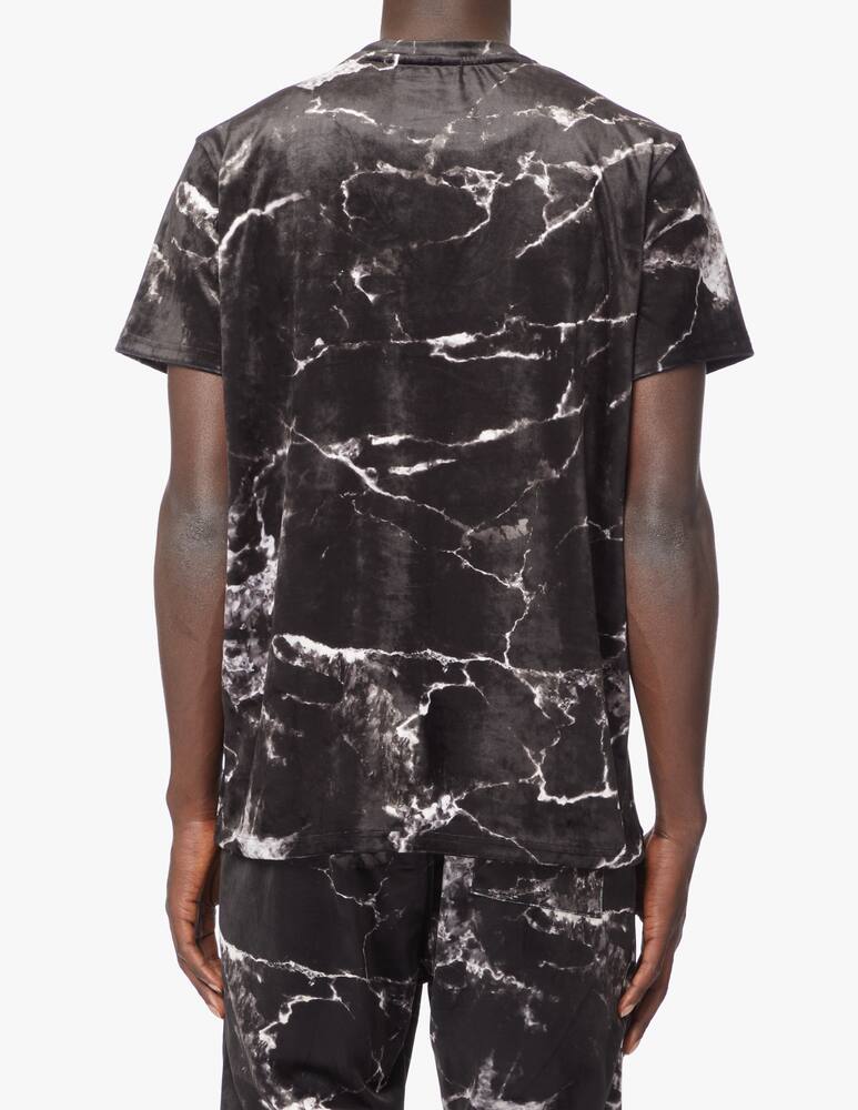 rinascente But Not Maglietta girocollo in velluto marmorizzato