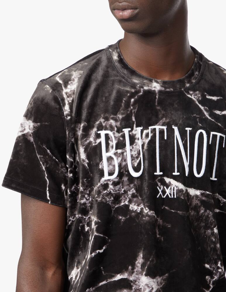 rinascente But Not Maglietta girocollo in velluto marmorizzato