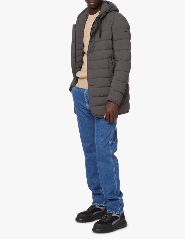 rinascente Duno Piumino in tessuto bi-stretch con cappuccio staccabile