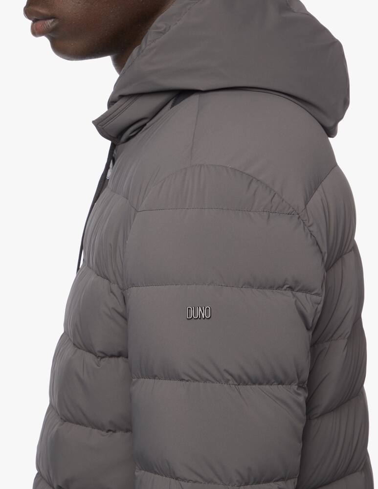 rinascente Duno Piumino in tessuto bi-stretch con cappuccio staccabile