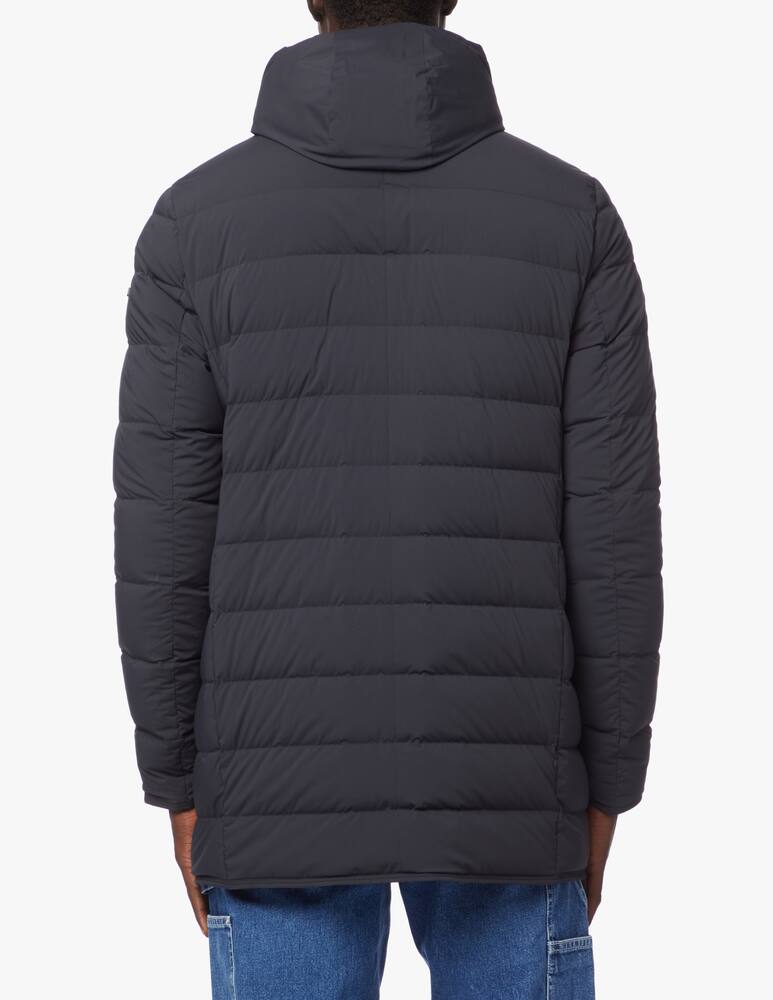 rinascente Duno Down jacket bi-stretch fabric with detachable hood
