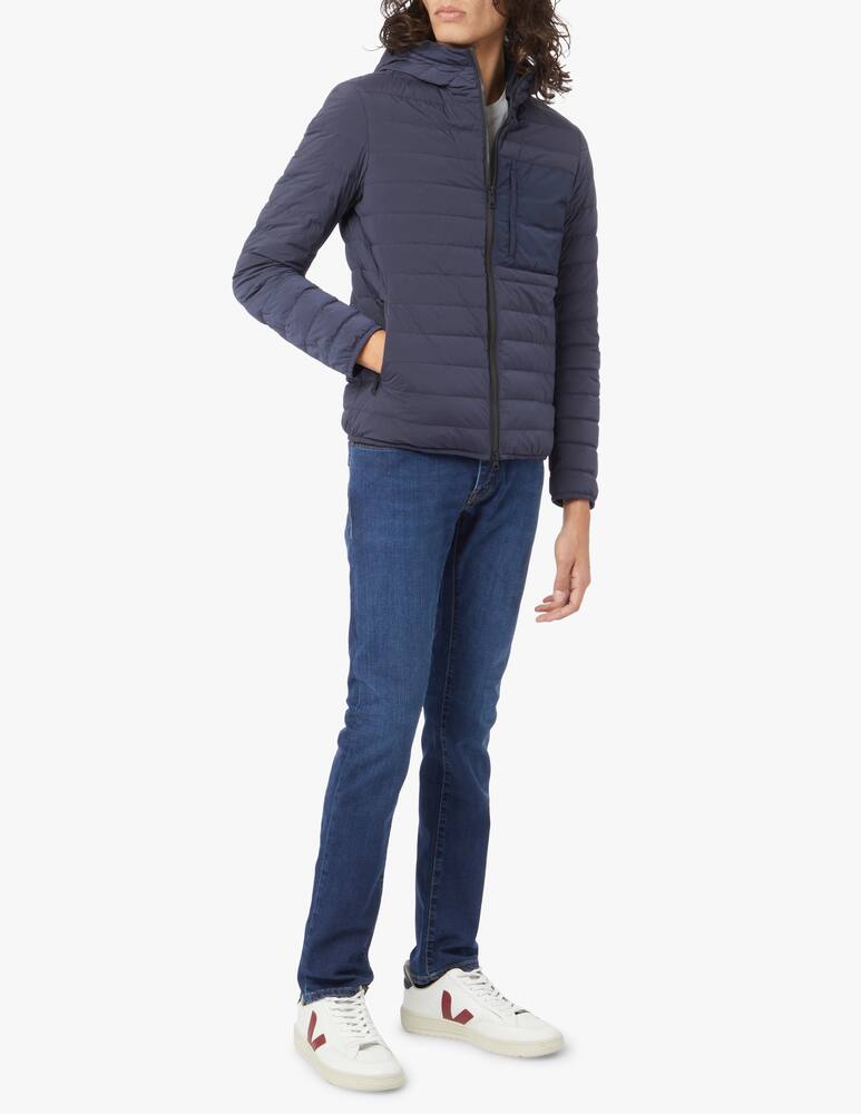 Duno Padded hooded jacket - blue - picture 2 Duno Padded hooded jacket - blue - picture 2