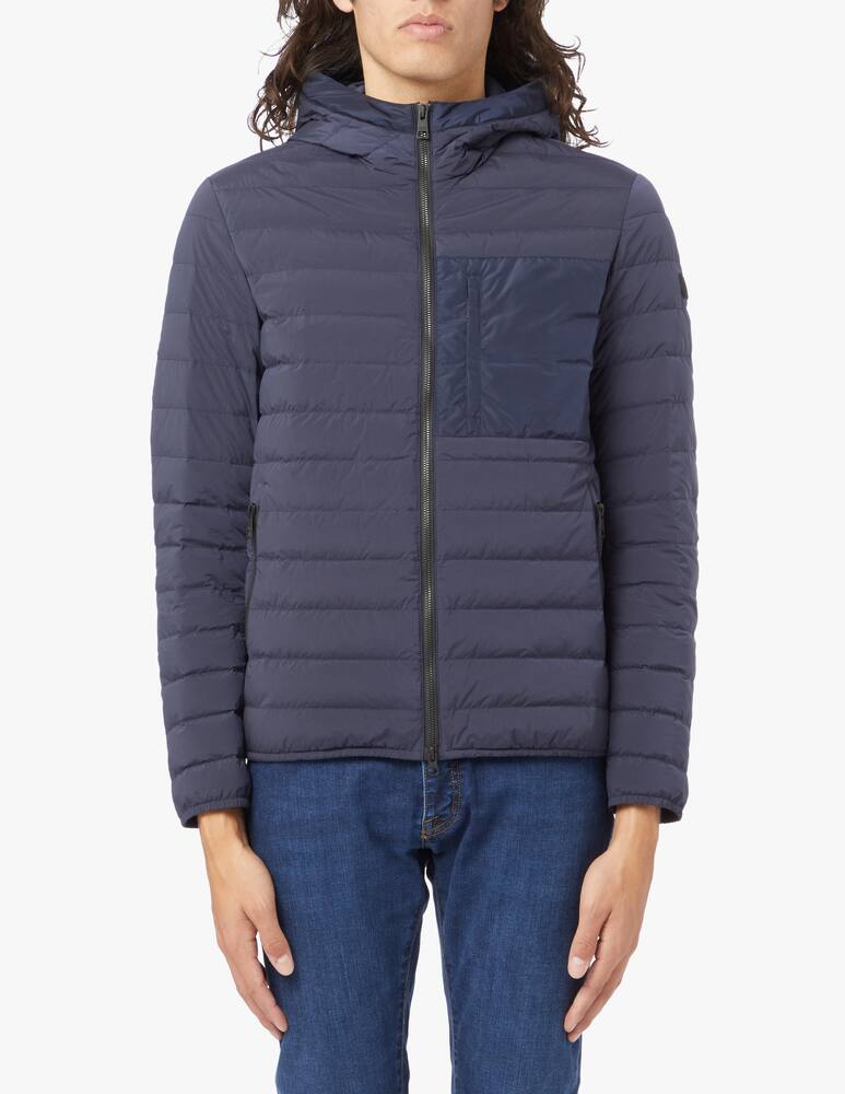 Duno Padded hooded jacket - blue - picture 1 Duno Padded hooded jacket - blue - picture 1