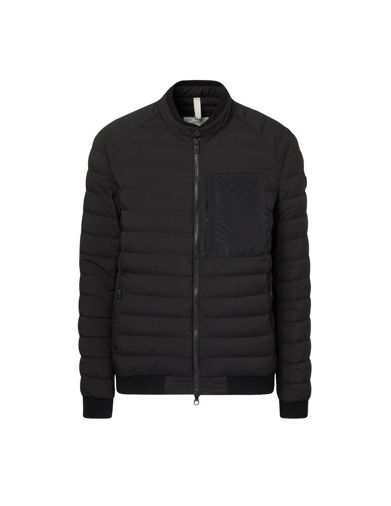 rinascente Duno Giacca bomber in tessuto stretch - nero