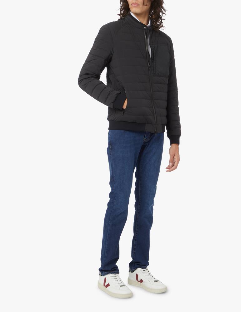 rinascente Duno Giacca bomber in tessuto stretch - nero