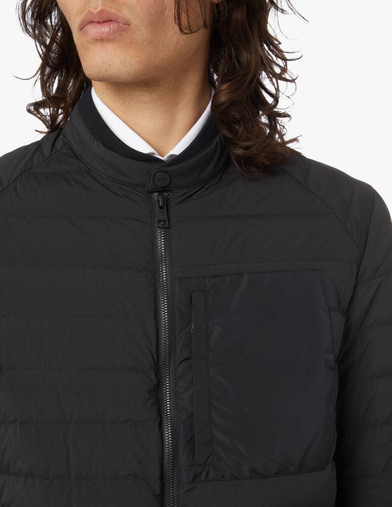 rinascente Duno Giacca bomber in tessuto stretch - nero