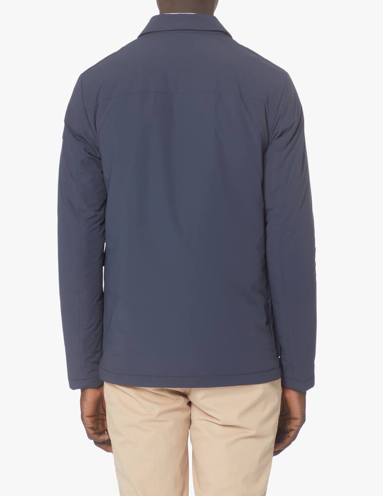 rinascente Duno Bi-stretch textile shirt jacket - blue