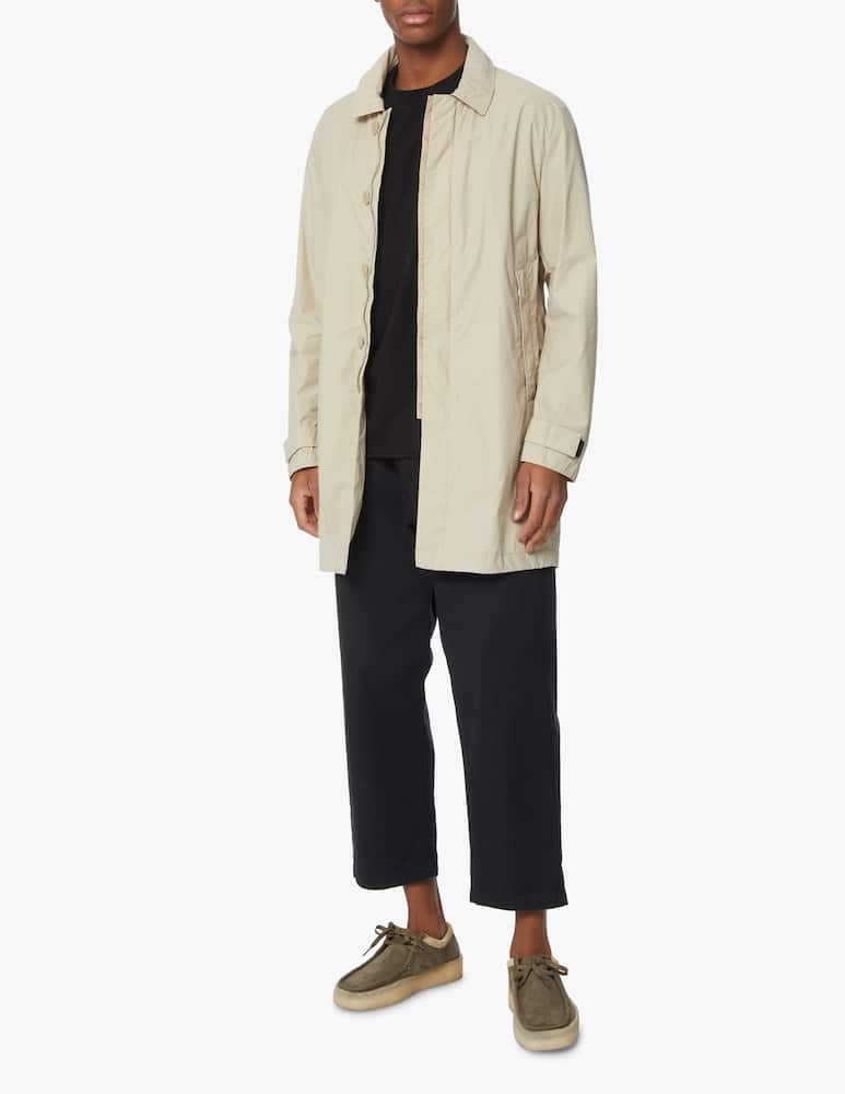 rinascente Duno Impermeabile in cotone tecnico - beige