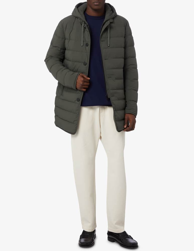 rinascente Duno Giacca con cappuccio e imbottita - Verde