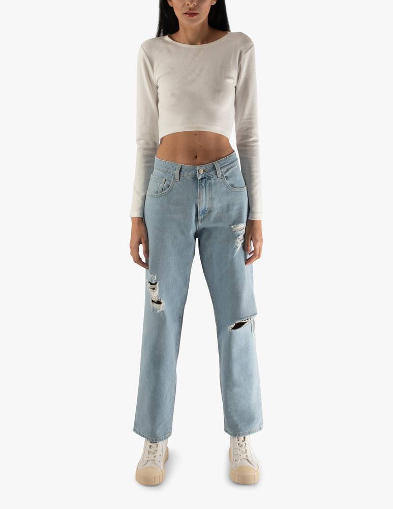 rinascente Icon Denim Miley wide leg jeans