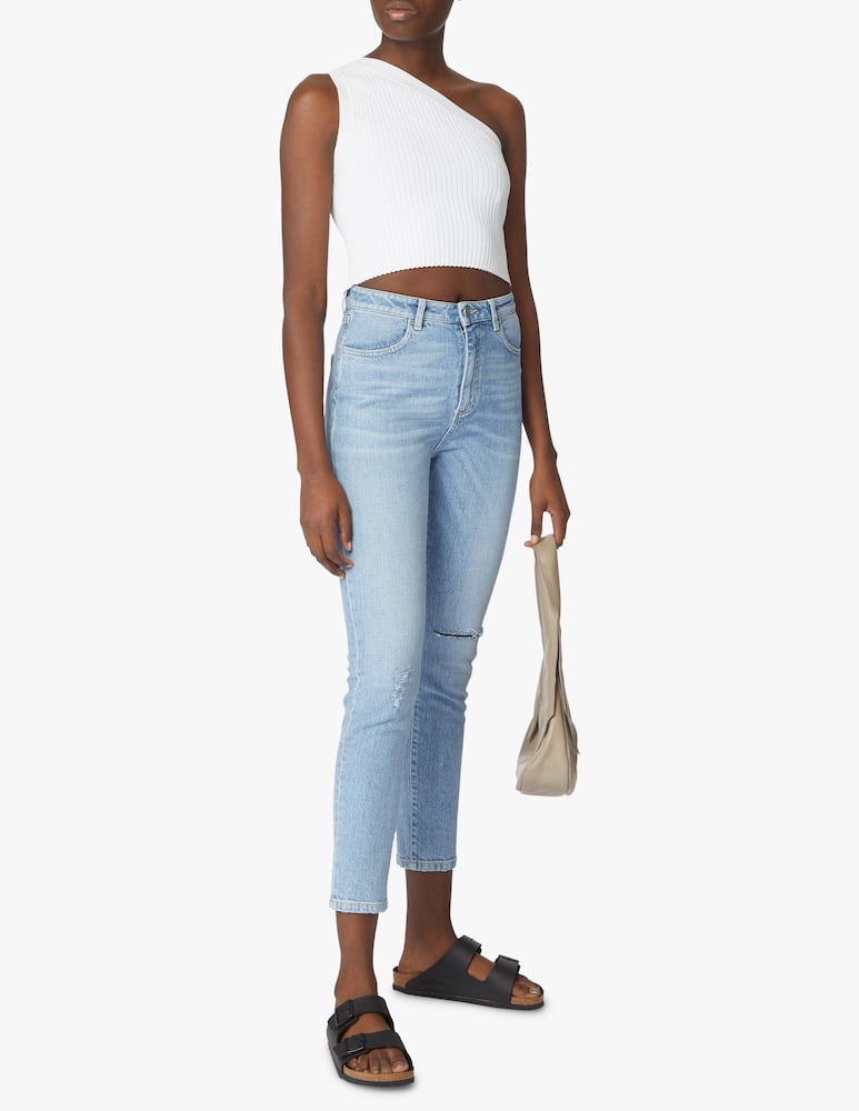 Icon Denim Jeans mom's a vita alta Naomi - azzurro - immagine 1 Icon Denim Jeans mom's a vita alta Naomi - azzurro - immagine 1