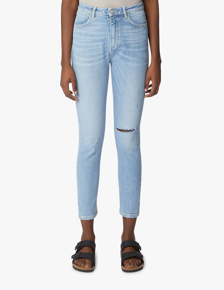 Icon Denim Jeans mom's a vita alta Naomi - azzurro - immagine 2 Icon Denim Jeans mom's a vita alta Naomi - azzurro - immagine 2