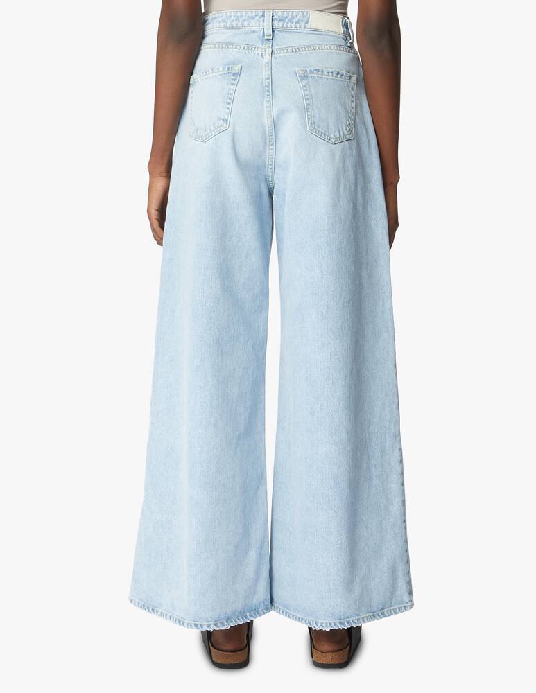 rinascente Icon Denim Kendall high rise wide leg jeans - blue