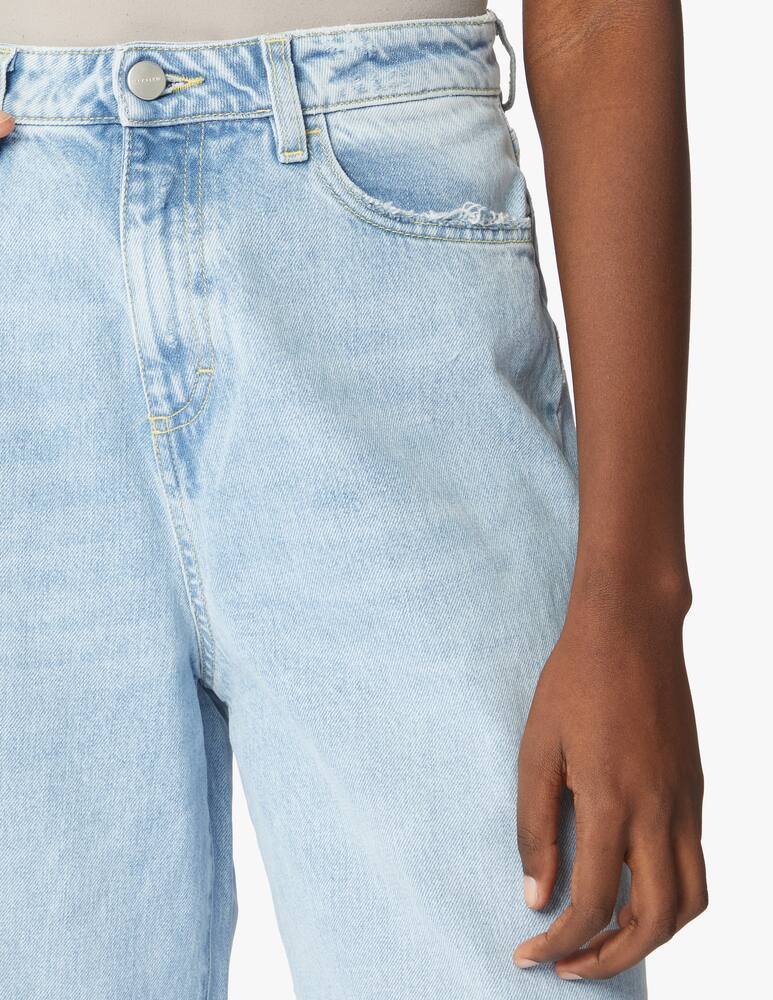 rinascente Icon Denim Kendall high rise wide leg jeans - blue