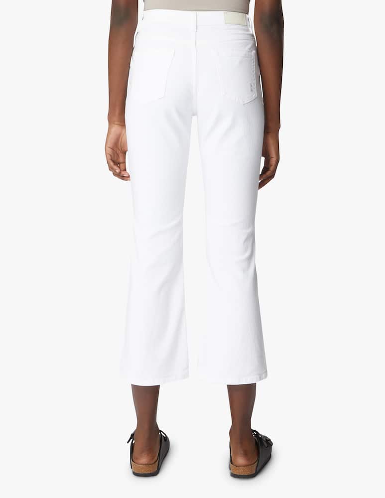 rinascente Icon Denim Pam high rise wide legs jeans - white