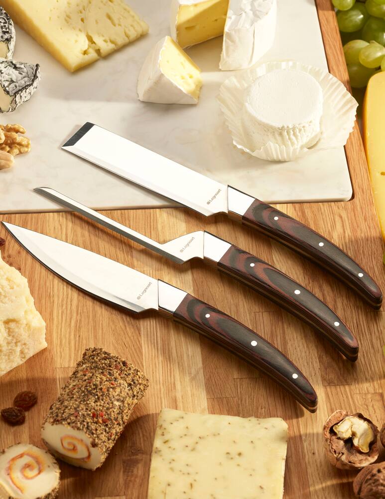 rinascente Legnoart Caseus Set Coltelli Per Gli Amanti Del Formaggio 3 Pz