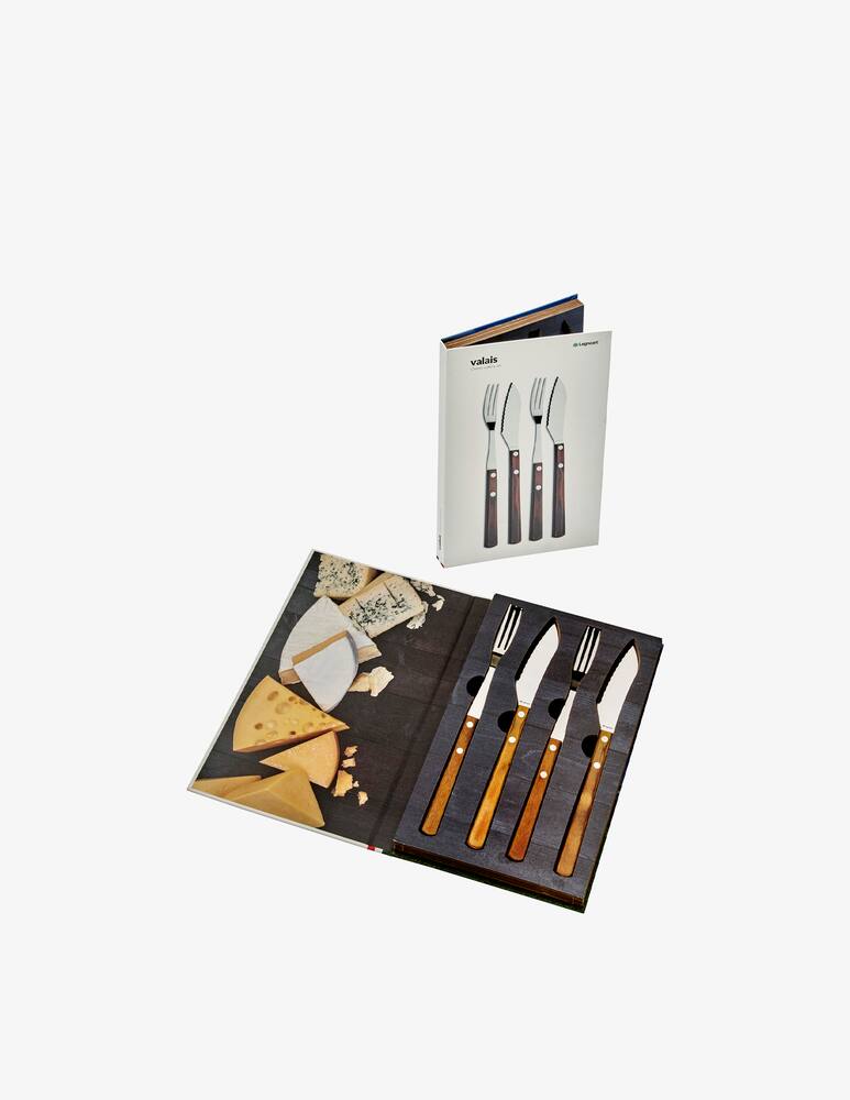 rinascente Legnoart Valais Cheese Tasting Cutlery Set