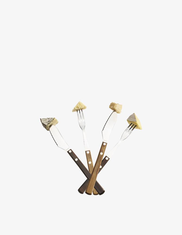 rinascente Legnoart Valais Cheese Tasting Cutlery Set