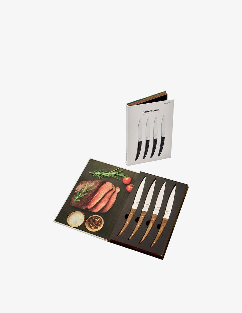 Legnoart Set coltelli Porterhause da Bistecca 4 Pz - immagine 2 Legnoart Set coltelli Porterhause da Bistecca 4 Pz - immagine 2