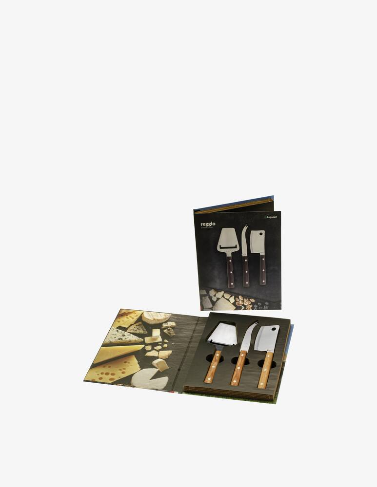 rinascente Legnoart Reggio Cheese Knives Set 3 Pcs
