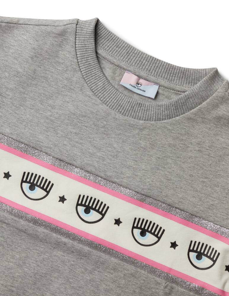 rinascente Chiara Ferragni Felpa maxi logomania