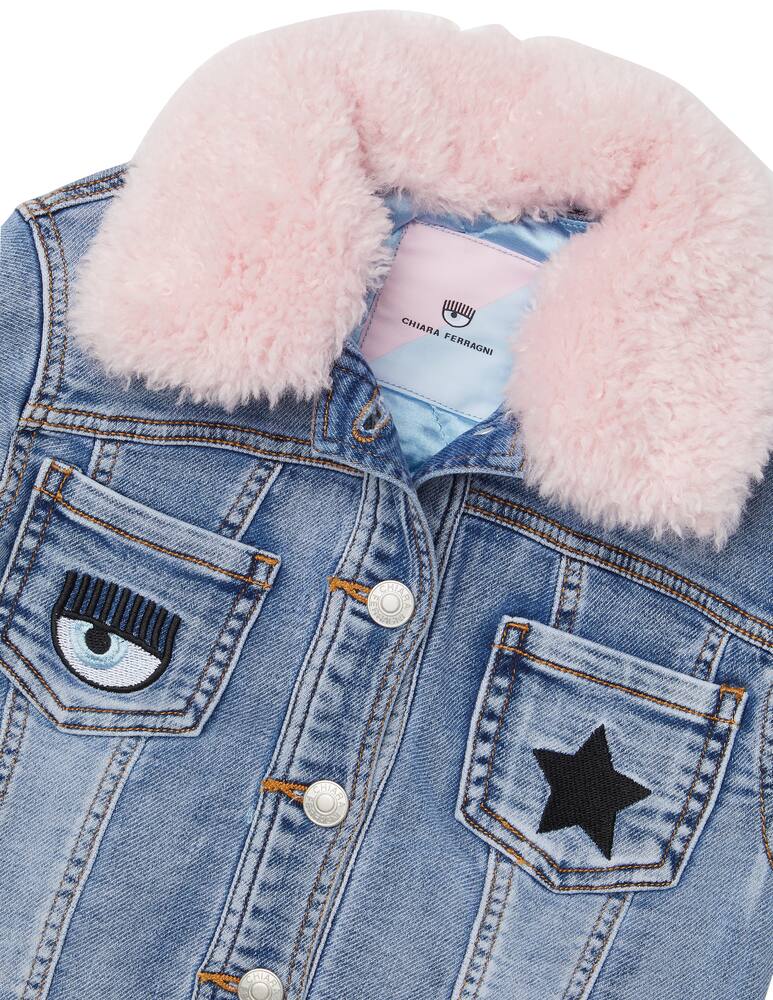 rinascente Chiara Ferragni Denim jacket eyestar