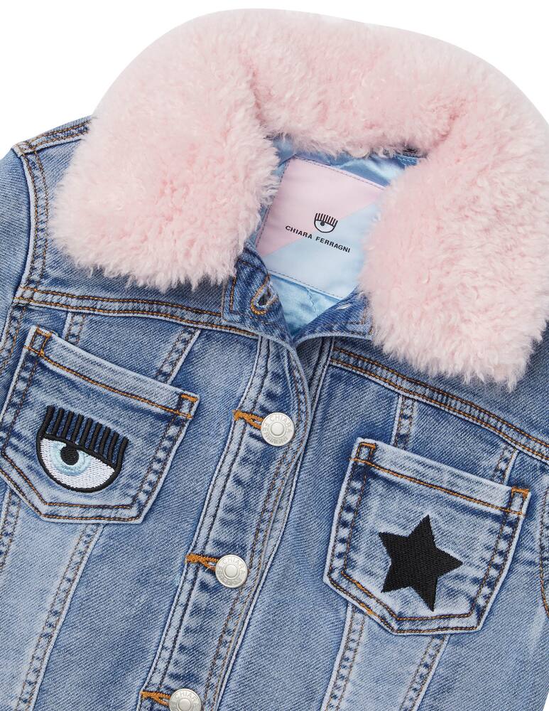 rinascente Chiara Ferragni Denim jacket eyestar
