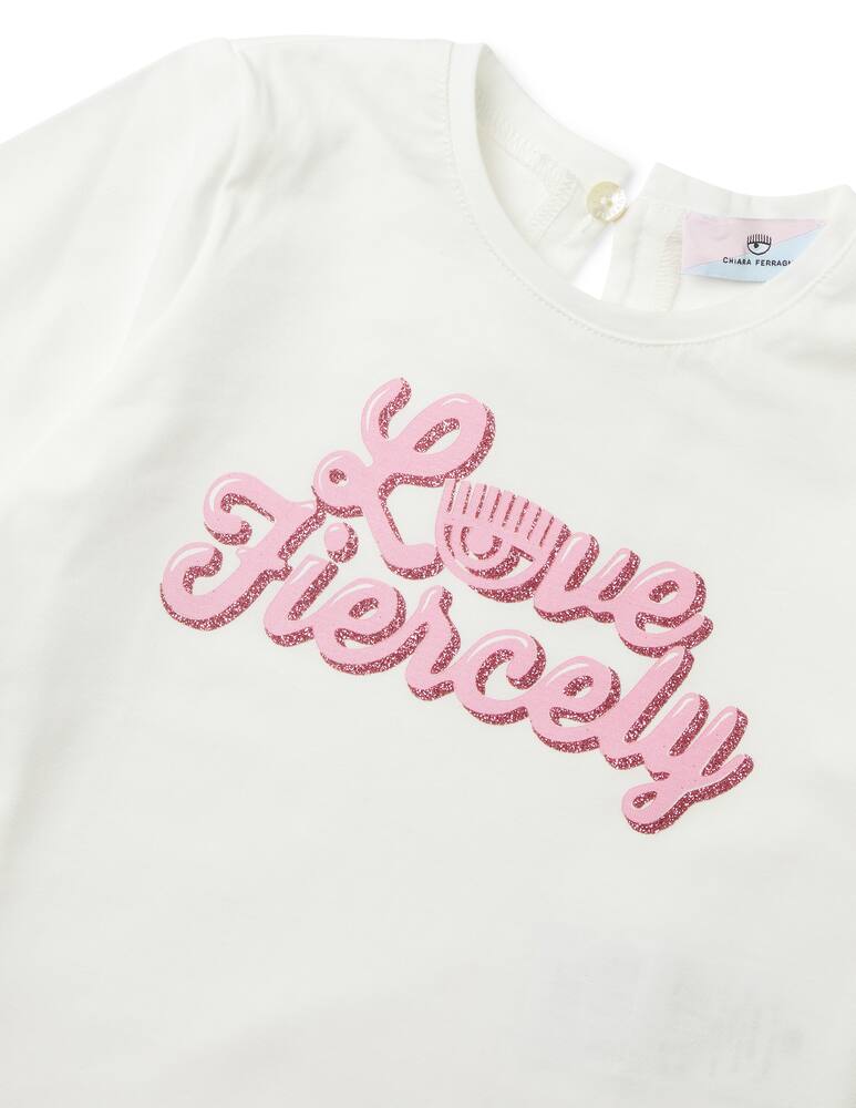Chiara Ferragni Love fiercely t-shirt - picture 2 Chiara Ferragni Love fiercely t-shirt - picture 2