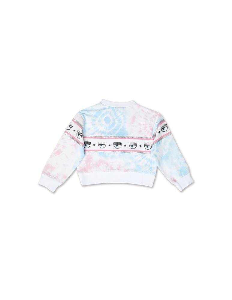 rinascente Chiara Ferragni Felpa maxilogo tie dye - Multicolor
