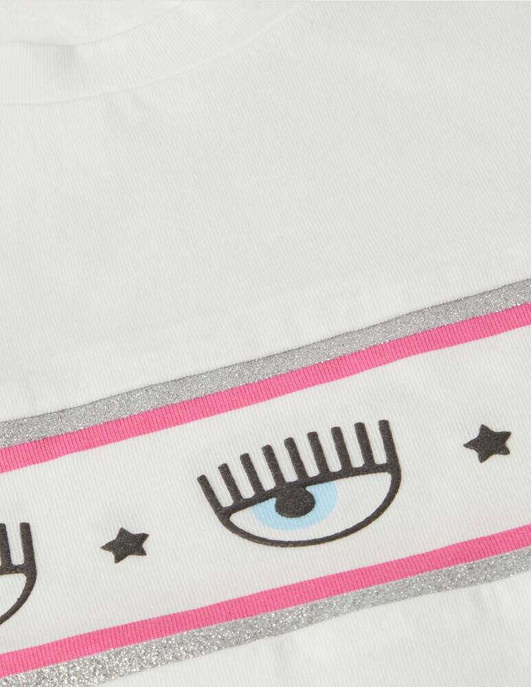 rinascente Chiara Ferragni Maglia a manica corta con logo - Bianco