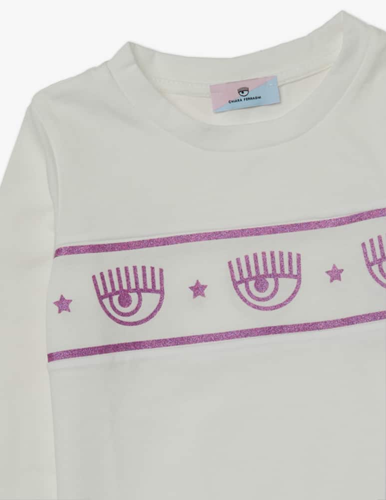 rinascente Chiara Ferragni T-shirt in cotone maxilogomania - Multicolor