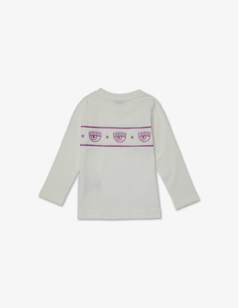 Chiara Ferragni Maxilogomania cotton t-shirt - Multicolor - picture 3 Chiara Ferragni Maxilogomania cotton t-shirt - Multicolor - picture 3