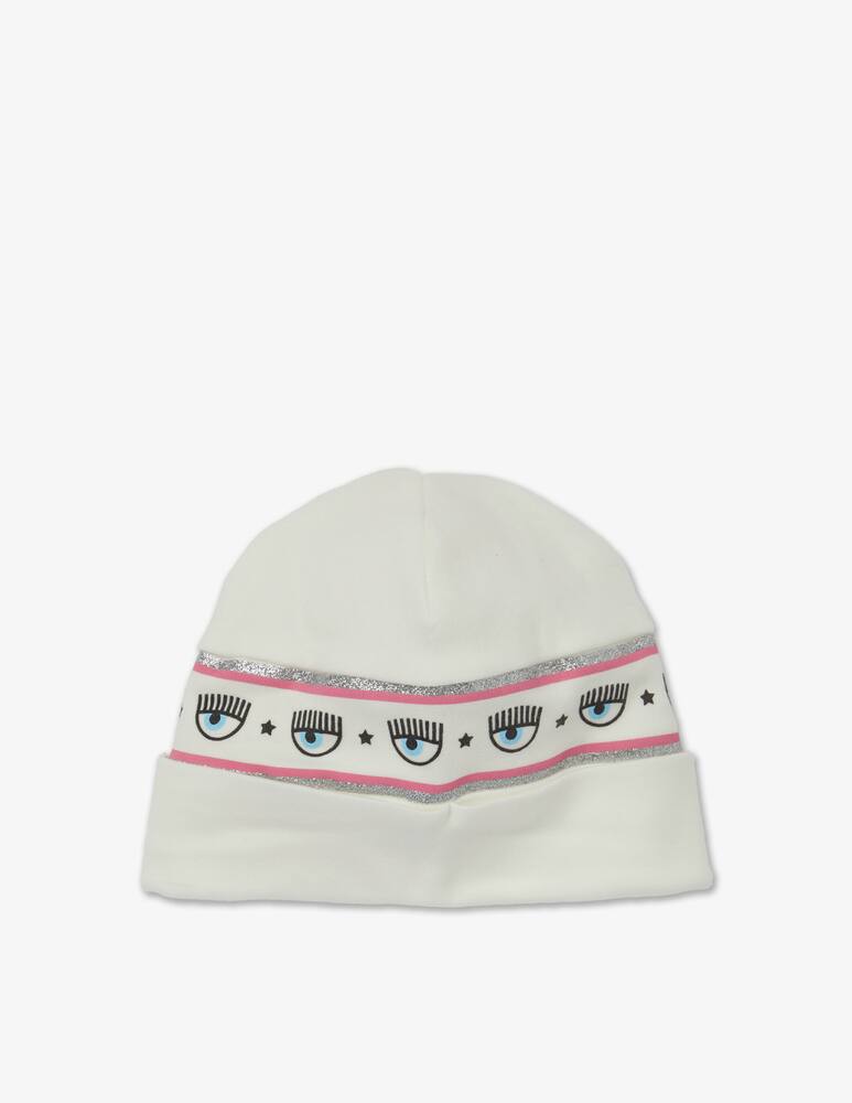 Chiara Ferragni Maxilogomania cotton cap - Multicolor - picture 1 Chiara Ferragni Maxilogomania cotton cap - Multicolor - picture 1