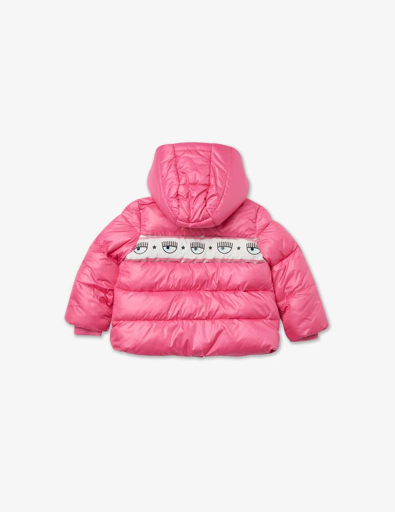 rinascente Chiara Ferragni Maxilogomania down jacket - Pink