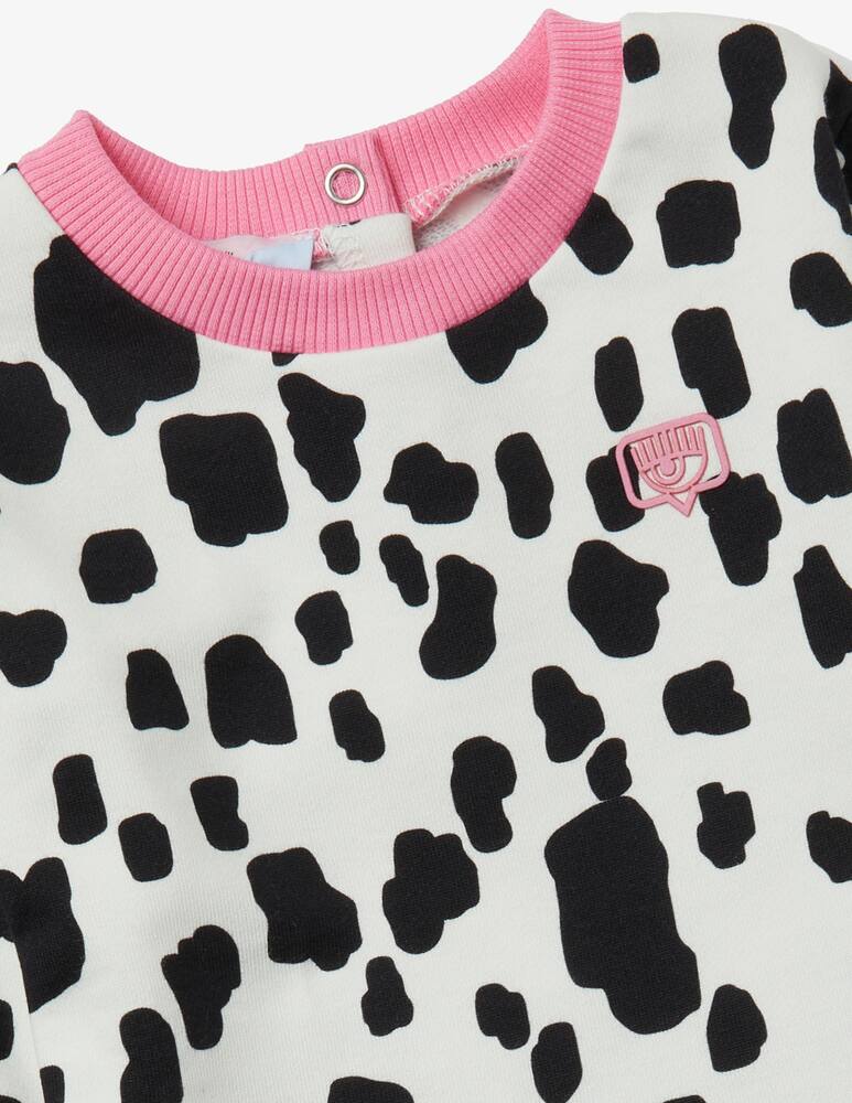 rinascente Chiara Ferragni Cf dalmatian cotton hoodie and jogger set - Multicolor