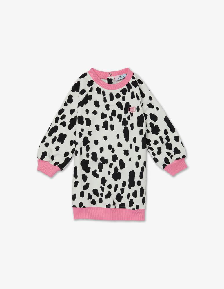 Chiara Ferragni Abito felpa dalmata in cotone cf - Multicolor - immagine 1 Chiara Ferragni Abito felpa dalmata in cotone cf - Multicolor - immagine 1
