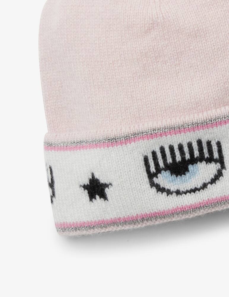 rinascente Chiara Ferragni Wool and cashmere hat - Pink