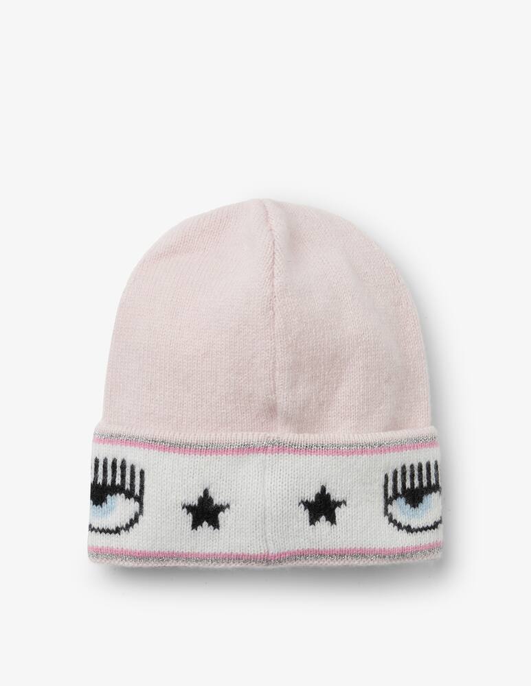 rinascente Chiara Ferragni Wool and cashmere hat - Pink