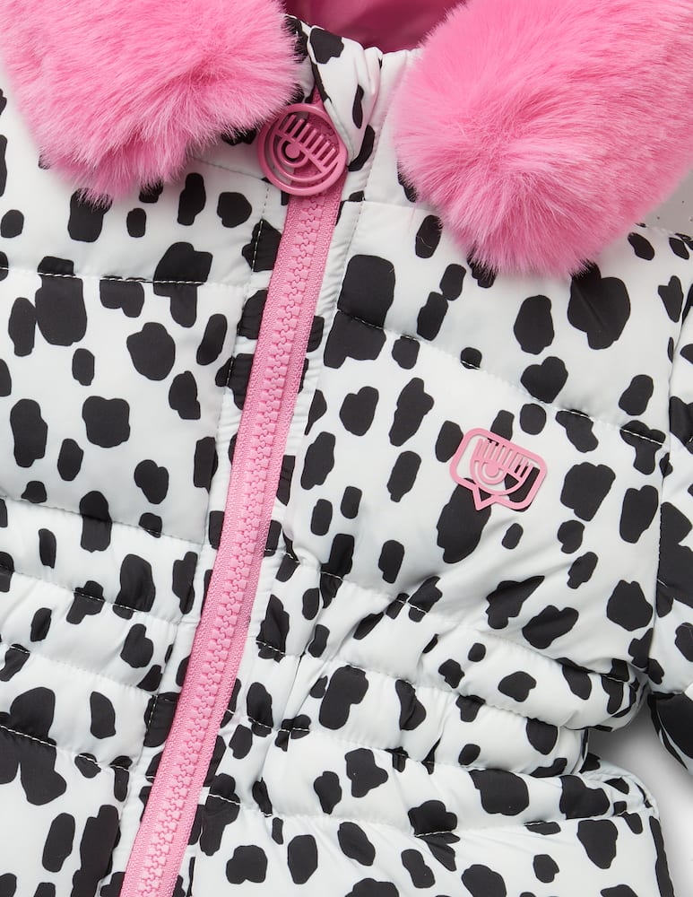 rinascente Chiara Ferragni Dalmatian cf padded suit - Multicolor