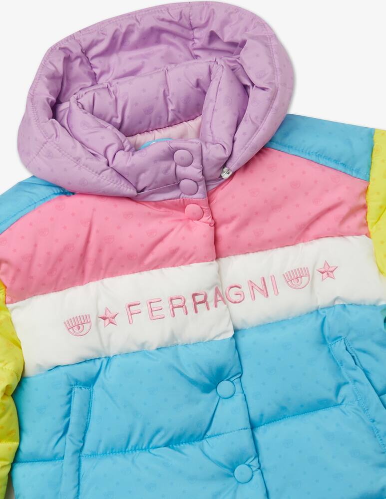rinascente Chiara Ferragni Maxilogomania down jacket - Multicolor