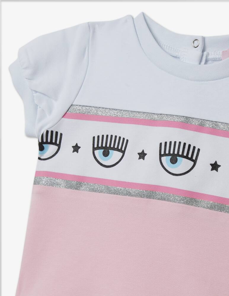 rinascente Chiara Ferragni Maxilogomania sweatshirt dress