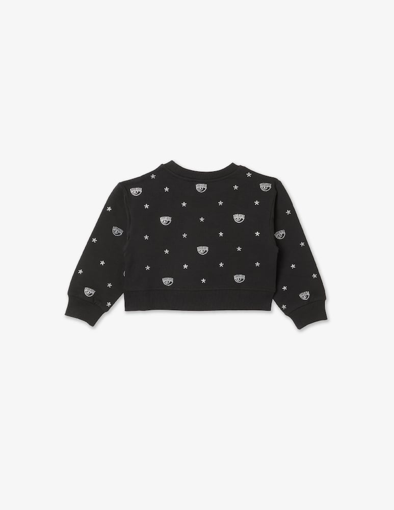 rinascente Chiara Ferragni Cotton logo hoodie