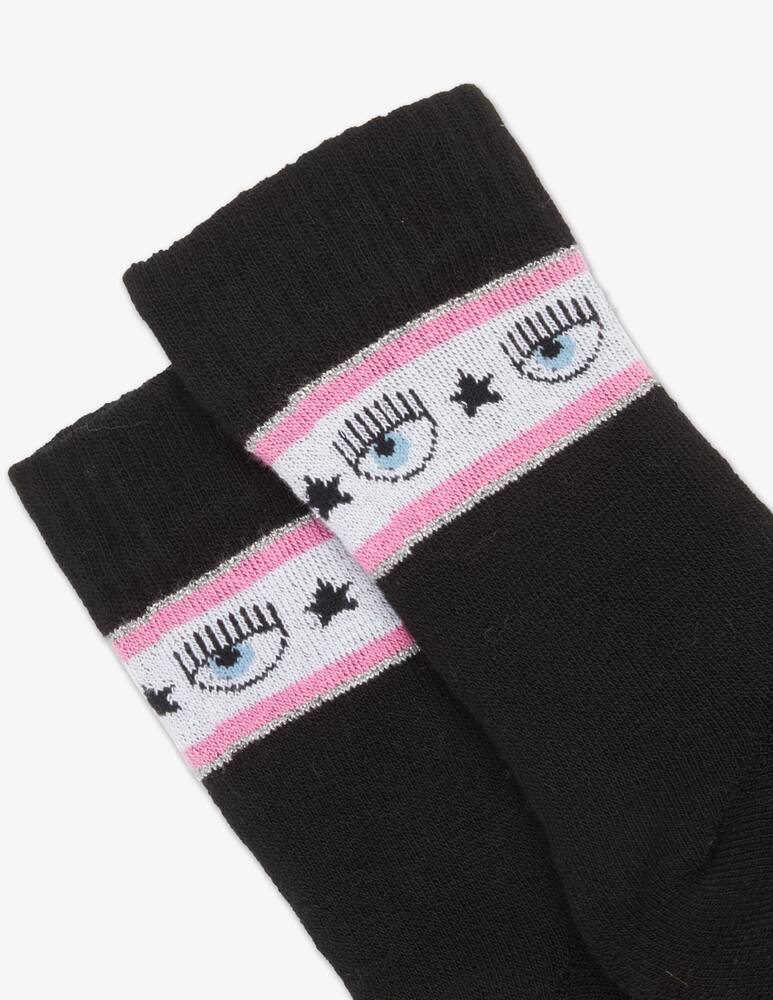 Chiara Ferragni Maxilogomania cotton socks - picture 3 Chiara Ferragni Maxilogomania cotton socks - picture 3