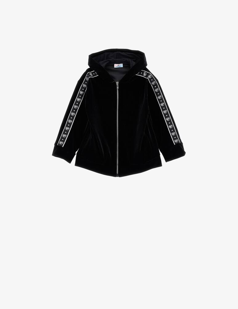 Chiara Ferragni Eyestar chenille sweatshirt - picture 1 Chiara Ferragni Eyestar chenille sweatshirt - picture 1