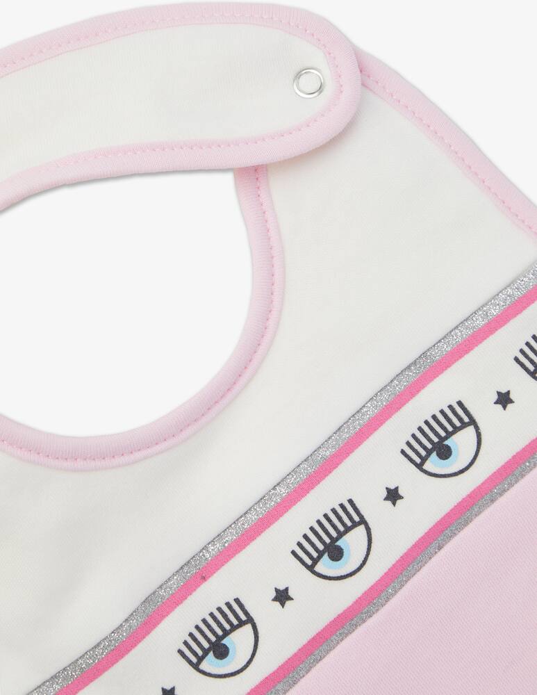 rinascente Chiara Ferragni Zebra cotton bib