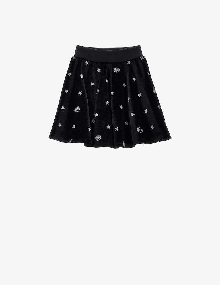Chiara Ferragni Gonna in cotone diamond - immagine 1 Chiara Ferragni Gonna in cotone diamond - immagine 1