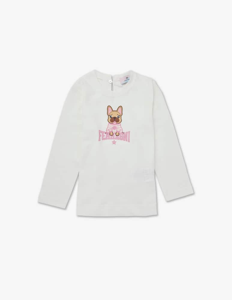 Chiara Ferragni T-shirt in jersey zebra - immagine 1 Chiara Ferragni T-shirt in jersey zebra - immagine 1