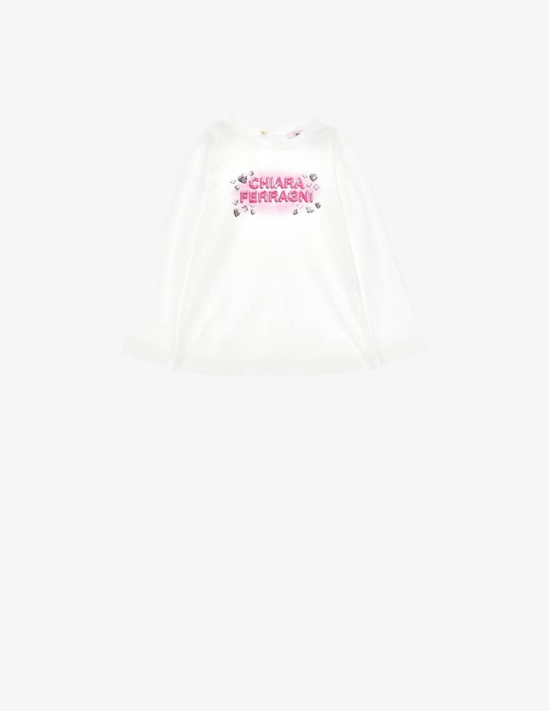 Chiara Ferragni Diamond cotton t-shirt - picture 1 Chiara Ferragni Diamond cotton t-shirt - picture 1