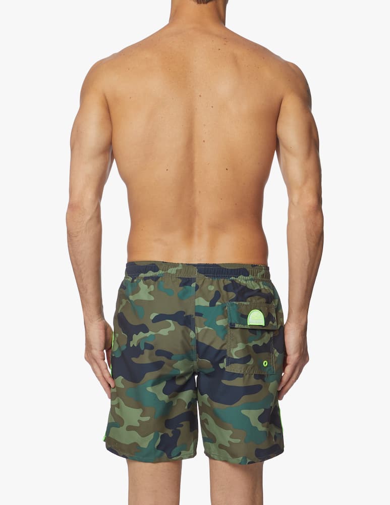 rinascente Sundek Pipin long swim short with laces