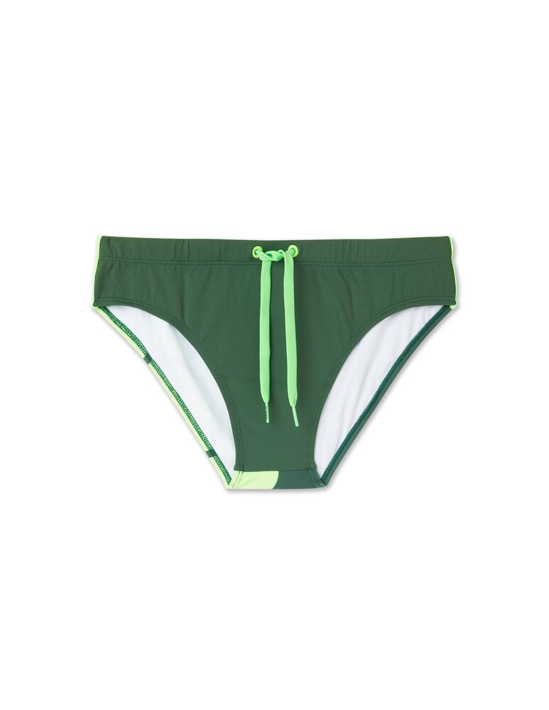 rinascente Sundek Sun back swim brief - green